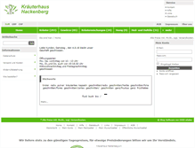 Tablet Screenshot of kraeuterhaus-hackenberg.de